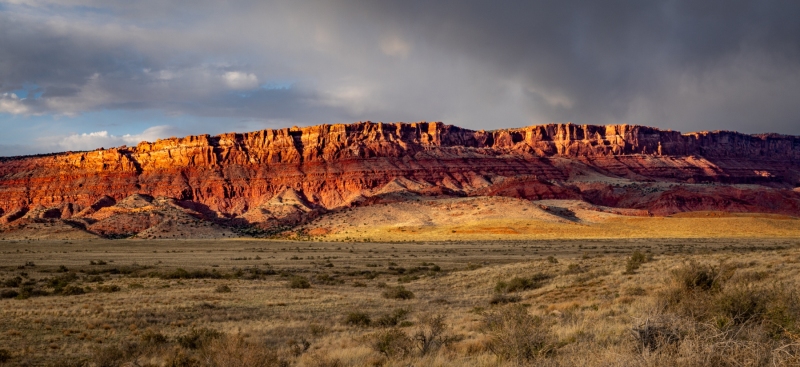 Light Fading on the Vermilion Cliffs