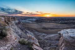 Sunset - Blue Mesa - Petrified Forest National Park